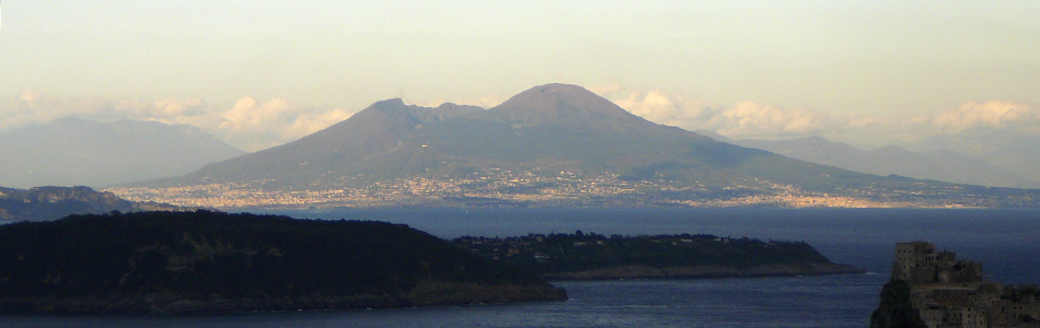 Ischia. Blick auf den Vesuv