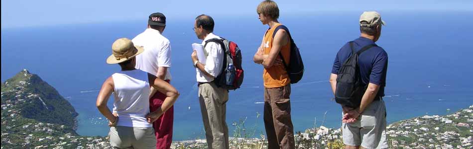 Ischia. Wanderung mit Panorama