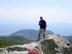 Ischia. Wanderung auf der Berggipfel